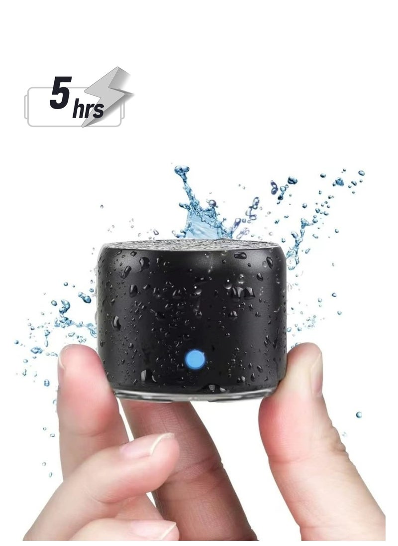 Generic Portable Bluetooth Speaker with Custom Bass Radiator, Brief Design, IP67 Waterproof, Perfect Mini Speaker for Shower, Room, Bike, Car  - Image 1