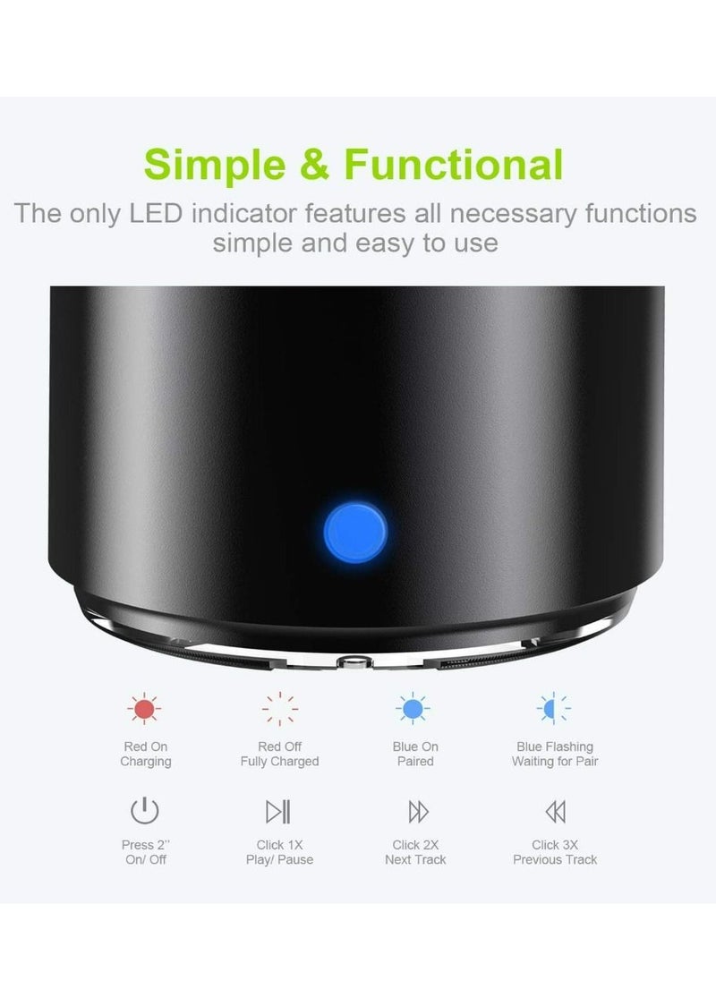 Generic Portable Bluetooth Speaker with Custom Bass Radiator, Brief Design, IP67 Waterproof, Perfect Mini Speaker for Shower, Room, Bike, Car  - Image 5