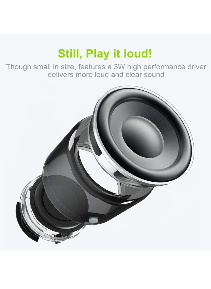 Generic Portable Bluetooth Speaker with Custom Bass Radiator, Brief Design, IP67 Waterproof, Perfect Mini Speaker for Shower, Room, Bike, Car  - Image 3