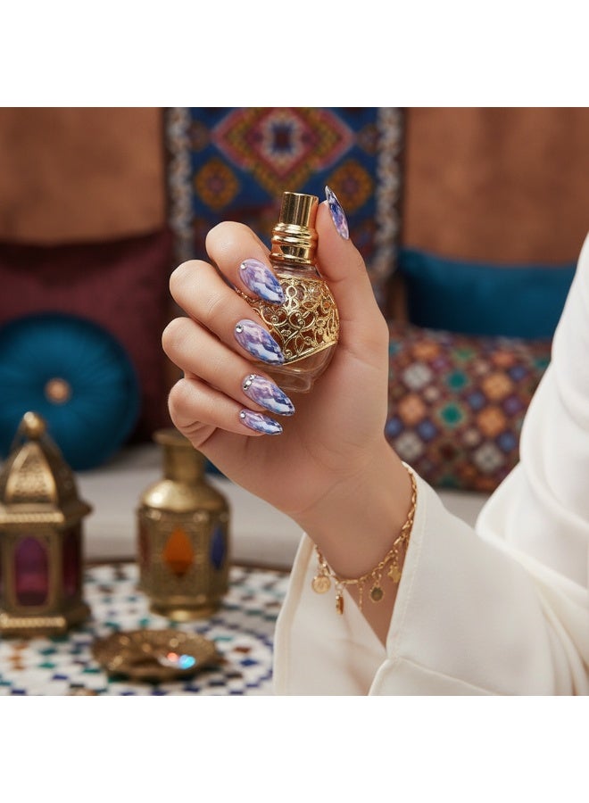 سنسيب اضغط على الأظافر بطرف فرنسي - عبوة من الجل الناعم للأظافر الصناعية الفرنسية القصيرة، اضغط على الأظافر بجودة صالونات التجميل، وأظافر لاصقة سلسة لتقليم الأظافر النسائية - Image 3