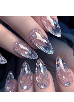 SYNSYB French Tip Press On Nails - Package Soft Gel French Fake Nails Short, Salon-quality Press On Nails, Seamless Glue-on Nails for Woman Nail Art Manicure  - Image 1