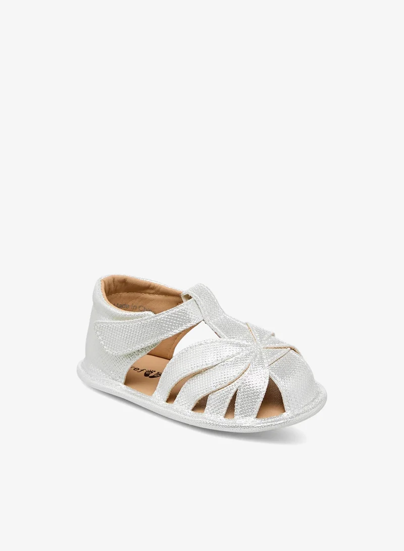 Barefeet Booties With Hook & Loop Closure, Textured Design