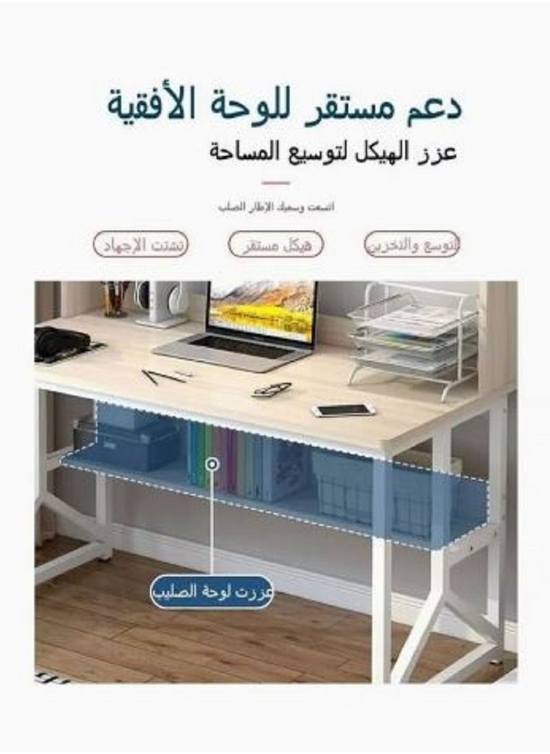 إيه جي دي - مكتب دراسة مع مكتب كمبيوتر للتخزين بيج - Image 1
