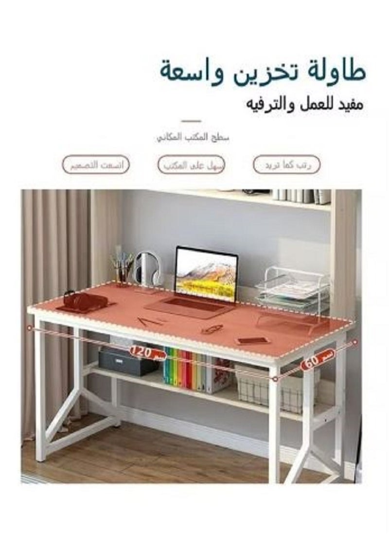 إيه جي دي - مكتب دراسة مع مكتب كمبيوتر للتخزين بيج - Image 1