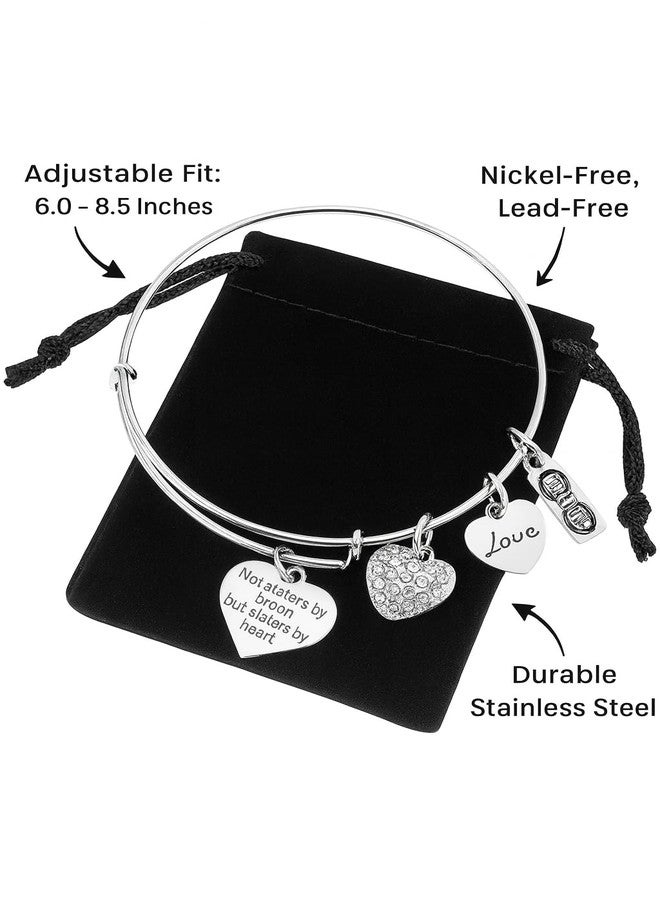 Infinity Collection - Best Friends Bangle Bracelets for Women, Engraved (Not Sisters By Blood But Sisters By Heart) Rose Gold Friend Jewelry, Infinity Adjustable Bracelets. Gift for Friends - Image 5