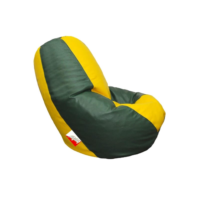 LAZYBAG Bean Bag Chair Furniture for Kids XXXXXL Bean Bag Cover Playing Video Games or Relaxing for classrooms daycares Libraries or Work from Home Yellow and Green 5XL Size - Image 4