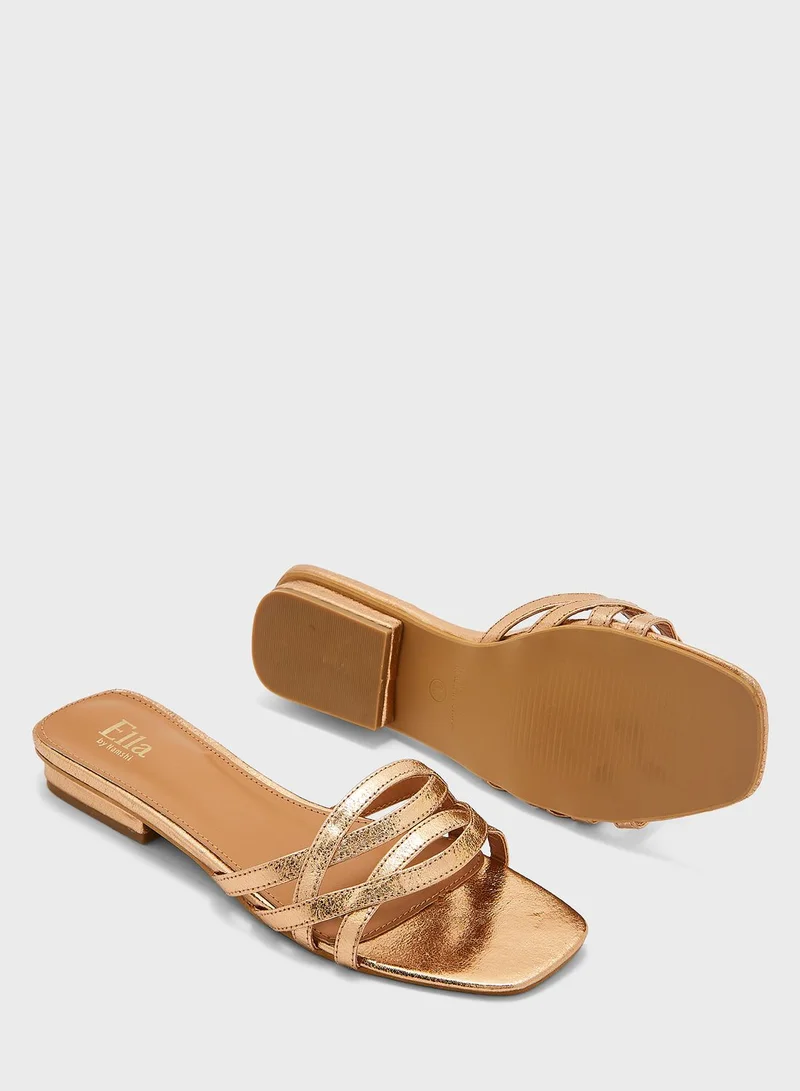 ELLA Crossover Flat Sandals