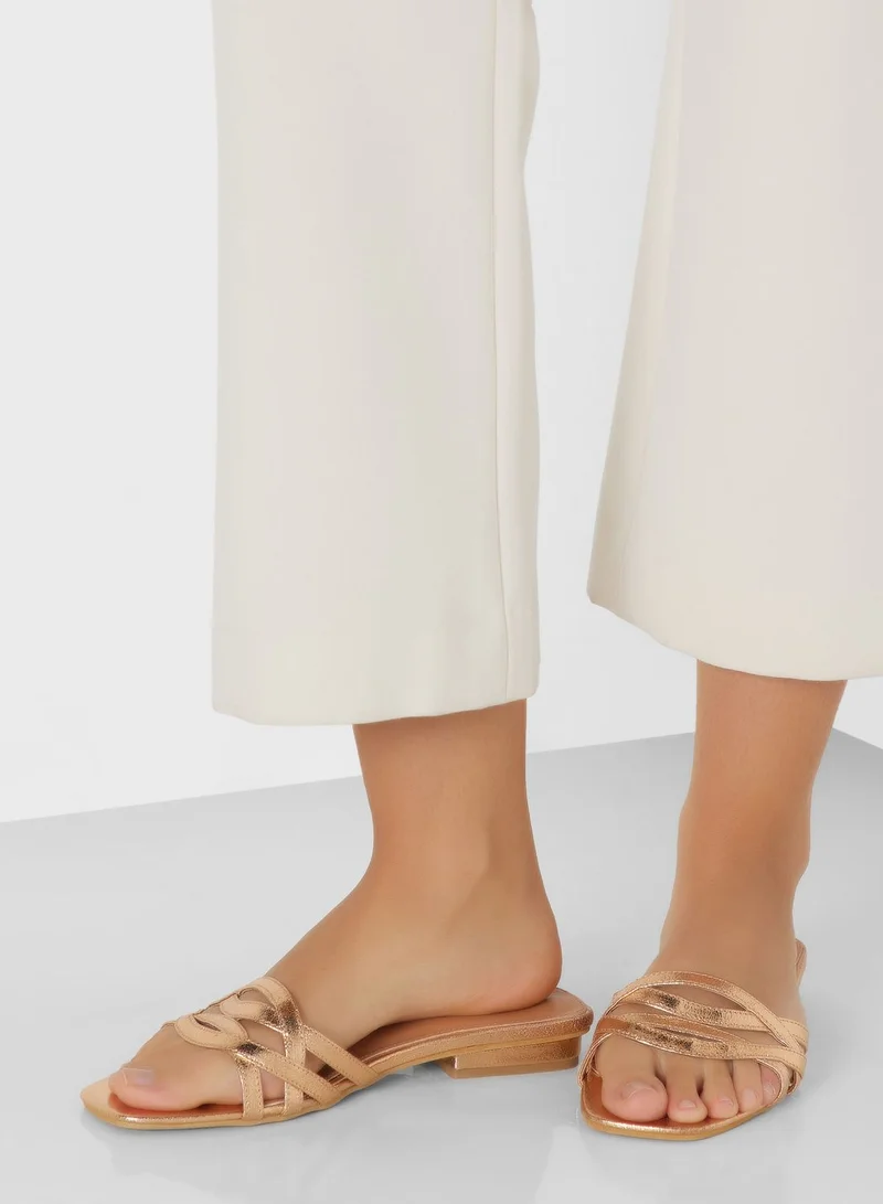 ELLA Crossover Flat Sandals