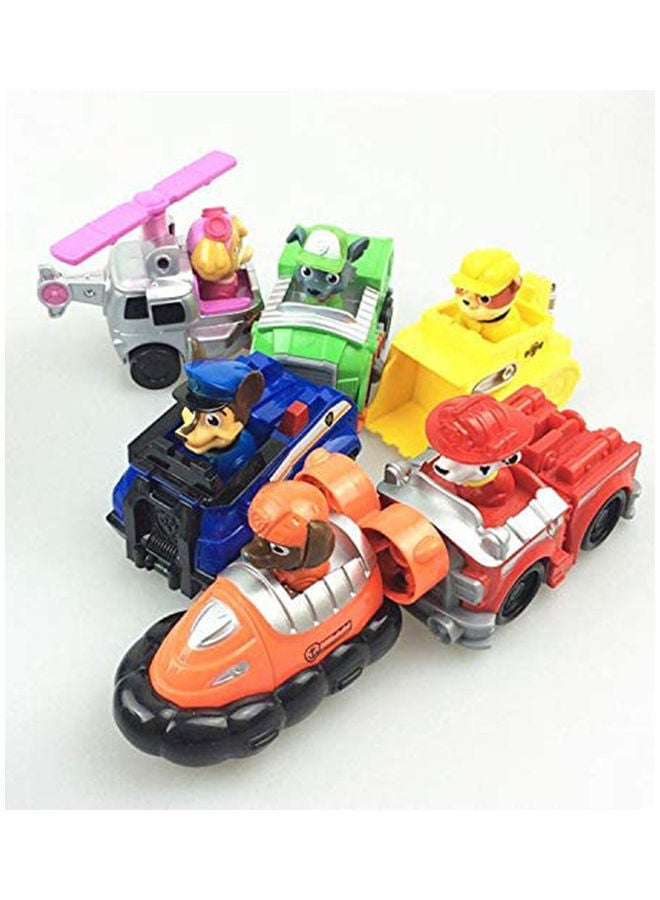 NIBEMINENT 6-Piece Paw Patrol Snow Slide Toy Set - Image 2