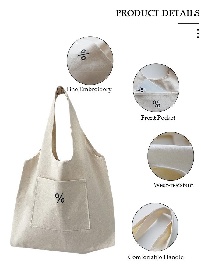 DUNISO Women's Shoulder Tote Bag Canvas Handbag For Women Large Capacity Bucket Bag Fashionable Travel Messenger Shoulder Bag for Ladies Girls College Students - Image 2