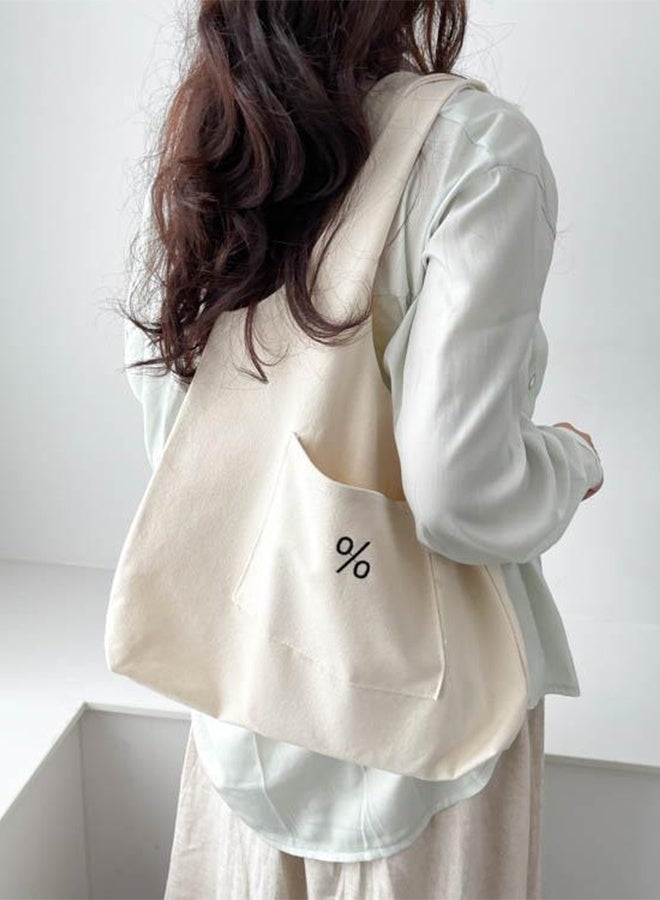 DUNISO Women's Shoulder Tote Bag Canvas Handbag For Women Large Capacity Bucket Bag Fashionable Travel Messenger Shoulder Bag for Ladies Girls College Students - Image 5