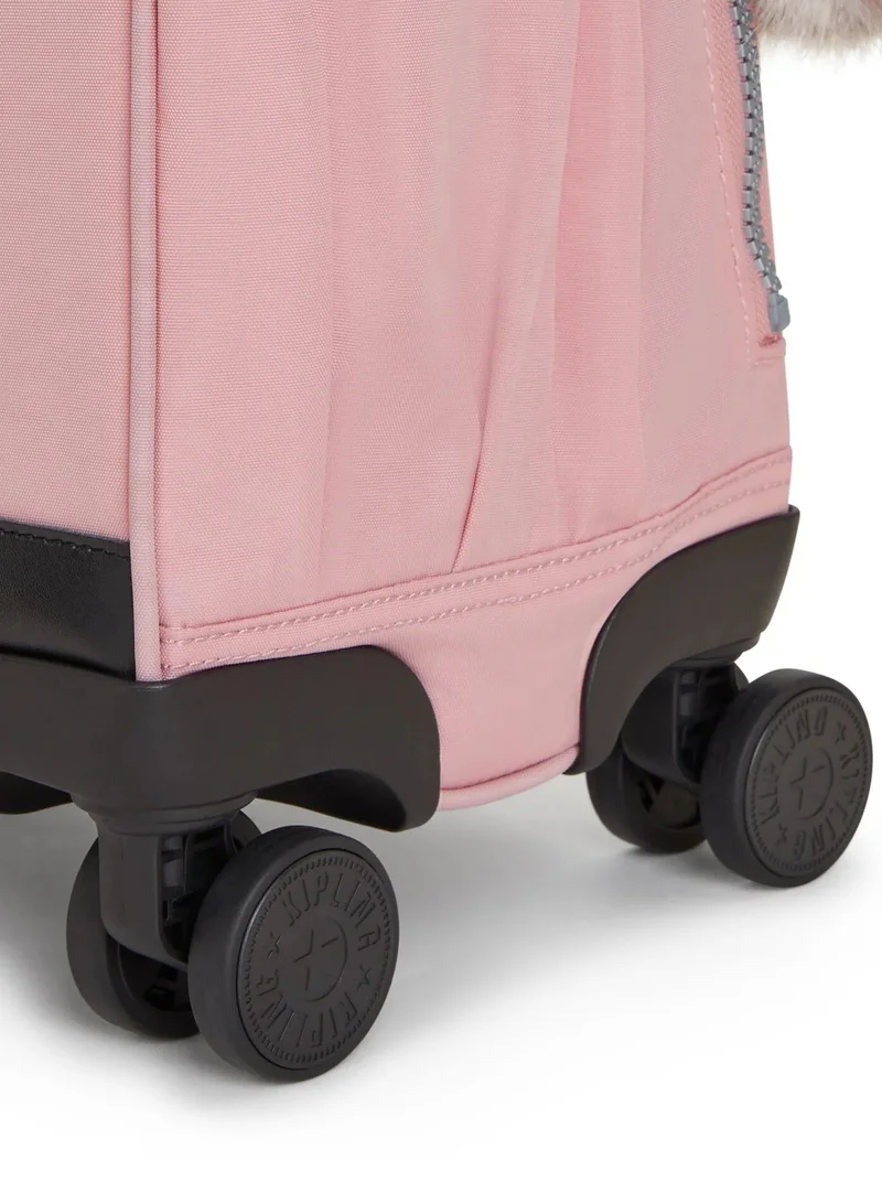 Kipling  New Storia Large 4 Double Wheeled Trolley Schoolbag - Bridal Rose for Women | Best Price UAE