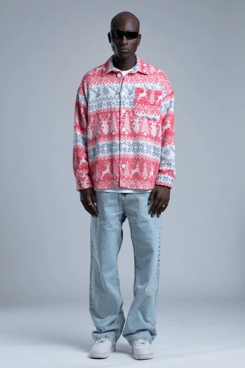 Catch Patterned Cashmere Shirt