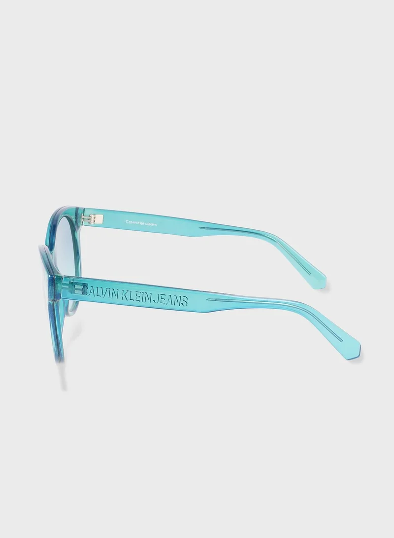 Calvin Klein Jeans Round Sunglasses