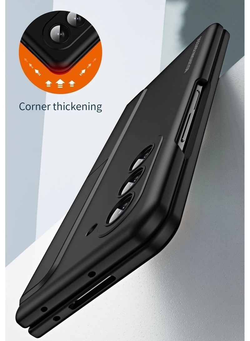general Galaxy Z Fold 6 Case, Built-in Pen & Pen Holder & Hidden Kickstand, Wireless Charging Hard PC Shockproof Protection Phone Case for Galaxy Z fold 6 2024 - Image 2