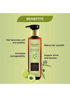 khadi veda Amla & Bhringraj Hair Conditioner For Hair 200Ml Each (Pack Of 2)  - Image 4