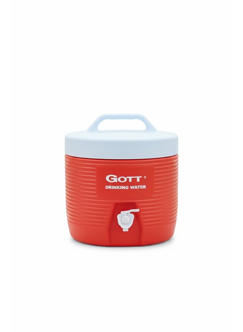 GOTT Portable Insulated Water Cooler Jug – 1 Gallon Capacity – Leak-Proof Lid & Dispensing Spout - Image 1