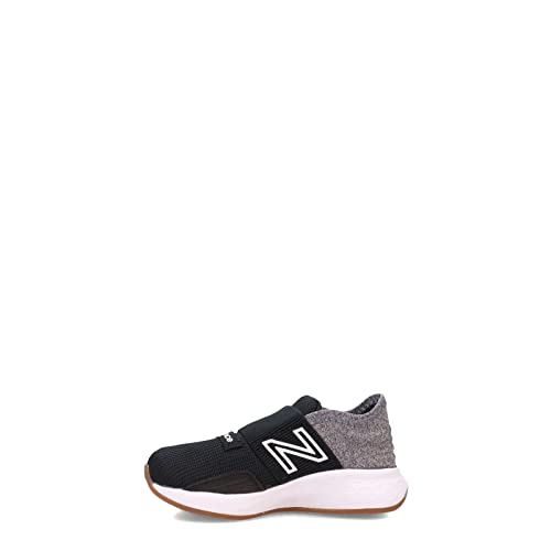 New Balance Kid's Fresh Foam Roav V1 Running Shoe, Black/Light Aluminum, 3 M US - Image 4