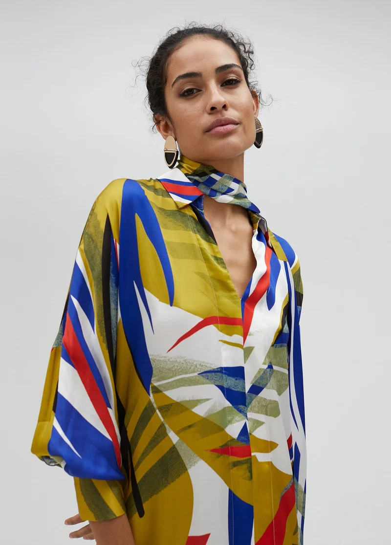 Lola Casademunt Long printed dress