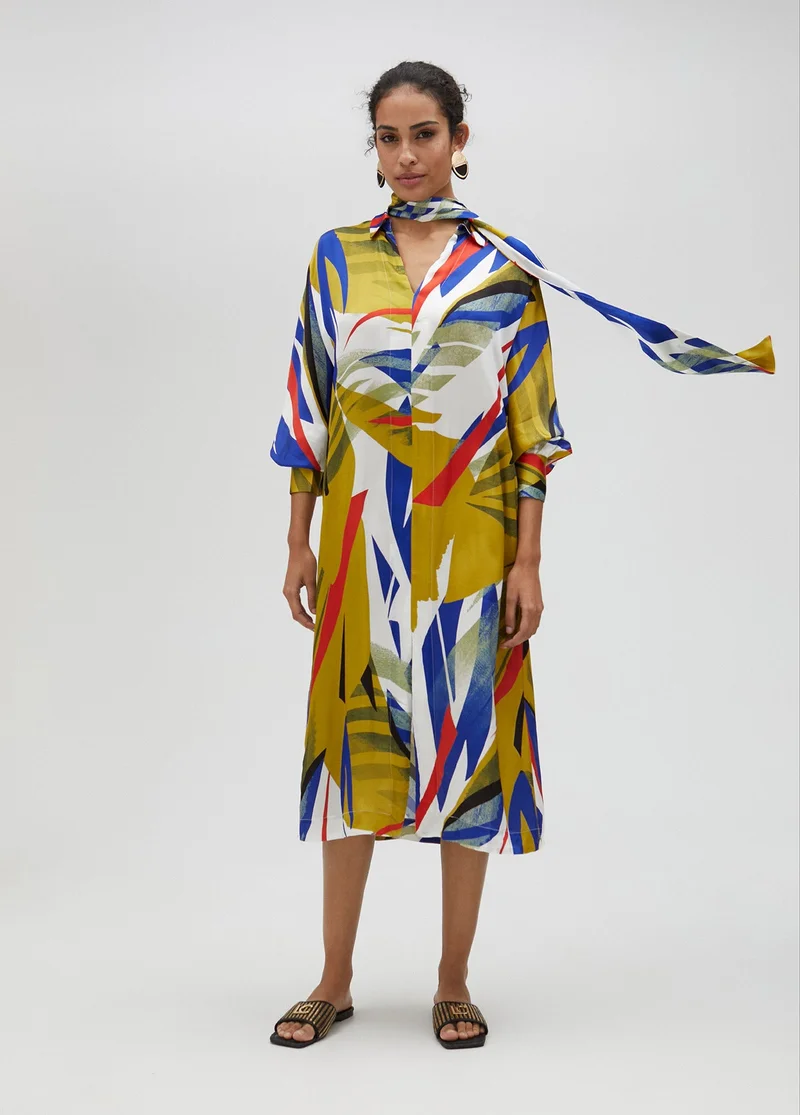 Lola Casademunt Long printed dress