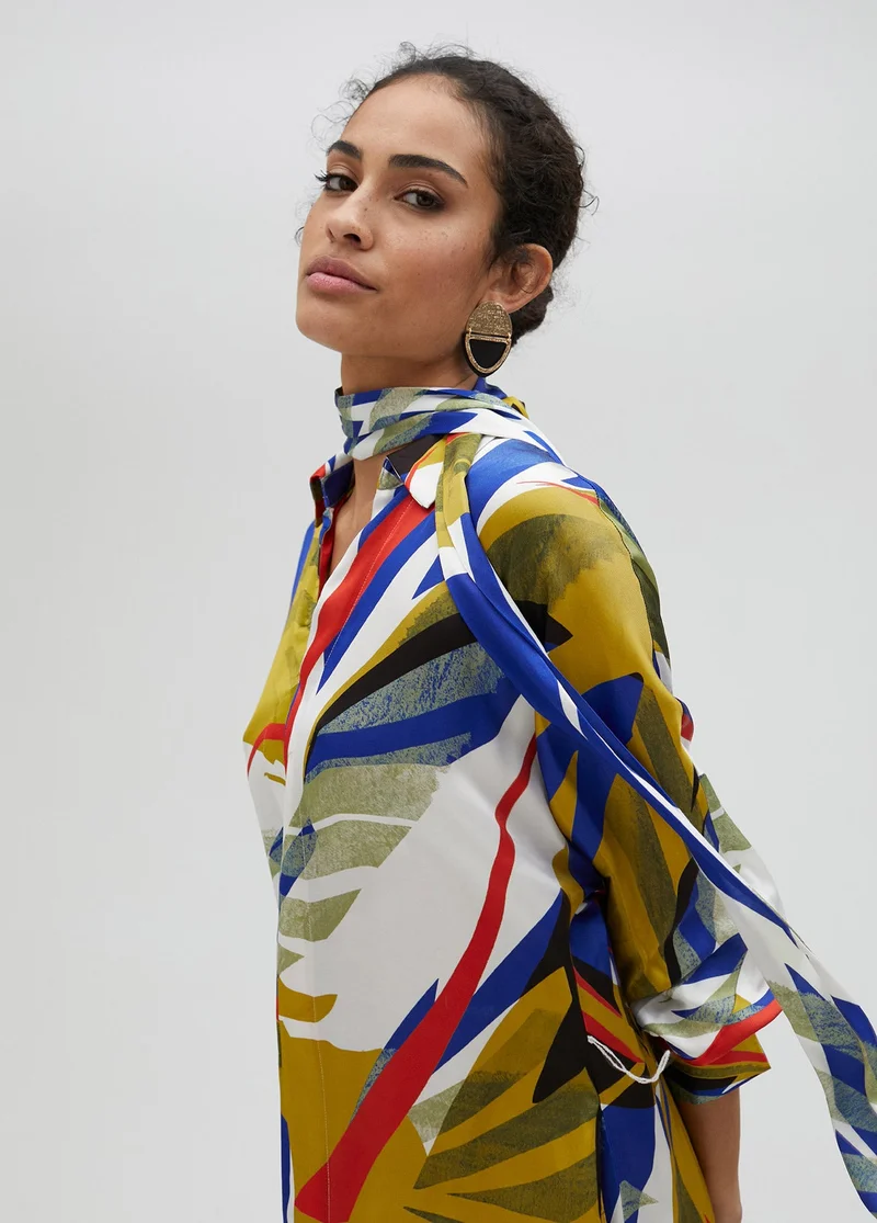Lola Casademunt Long printed dress