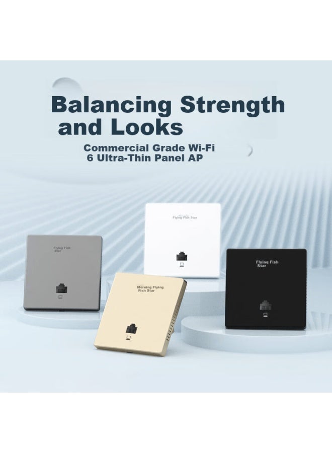 Volans Ax3000 Whole House Wifi 6 Set: Ap Panel Ac + Ap Set, Parent-child Routing Gigabit Dual-band Poe Router For Home Use - Image 3