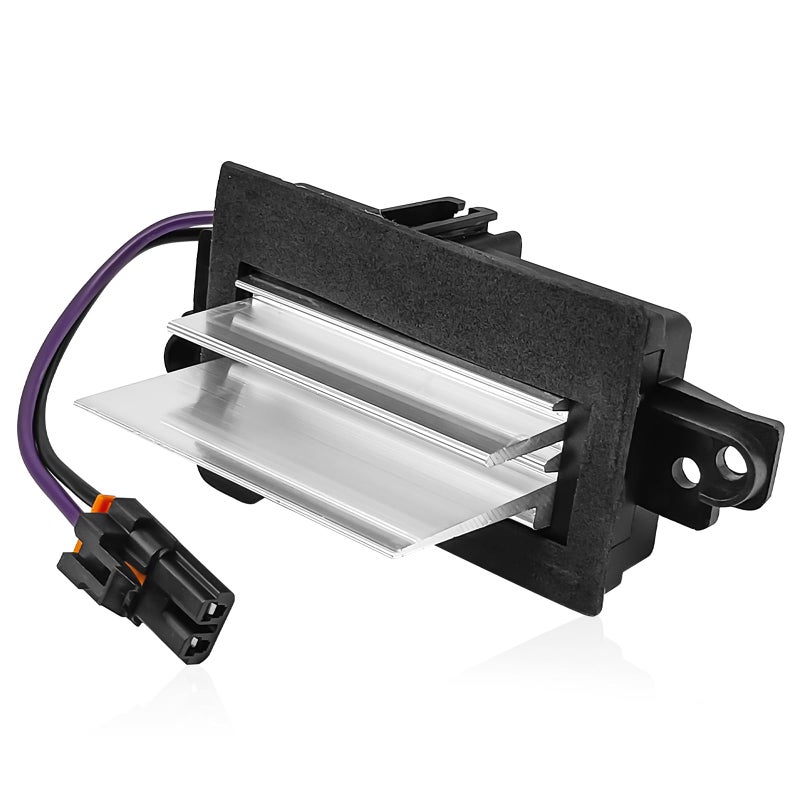 NOTISH AC Blower Motor Control Module Heater Blower Resistor Compatible with Chevy Silverado Avalanche Trailblazer Cadillac Escalade GMC Envoy Sierra Buick Rainier Replace 1580567 89018778 4P1516