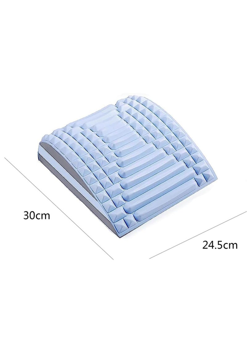 Neck and Back Stretcher Lumbar Massager with Massage Point for Lower Back Pain Relief