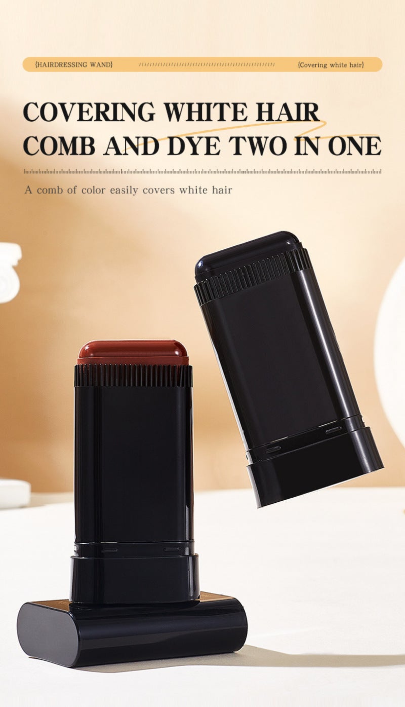Hair Concealer Stick: Brown & Black Smudge-Proof Instant White Hair Cover - Long-Lasting Natural Coverage Portable Touch-Up Stick for Men and Women On-The-Go Between Salon Visits - Image 4