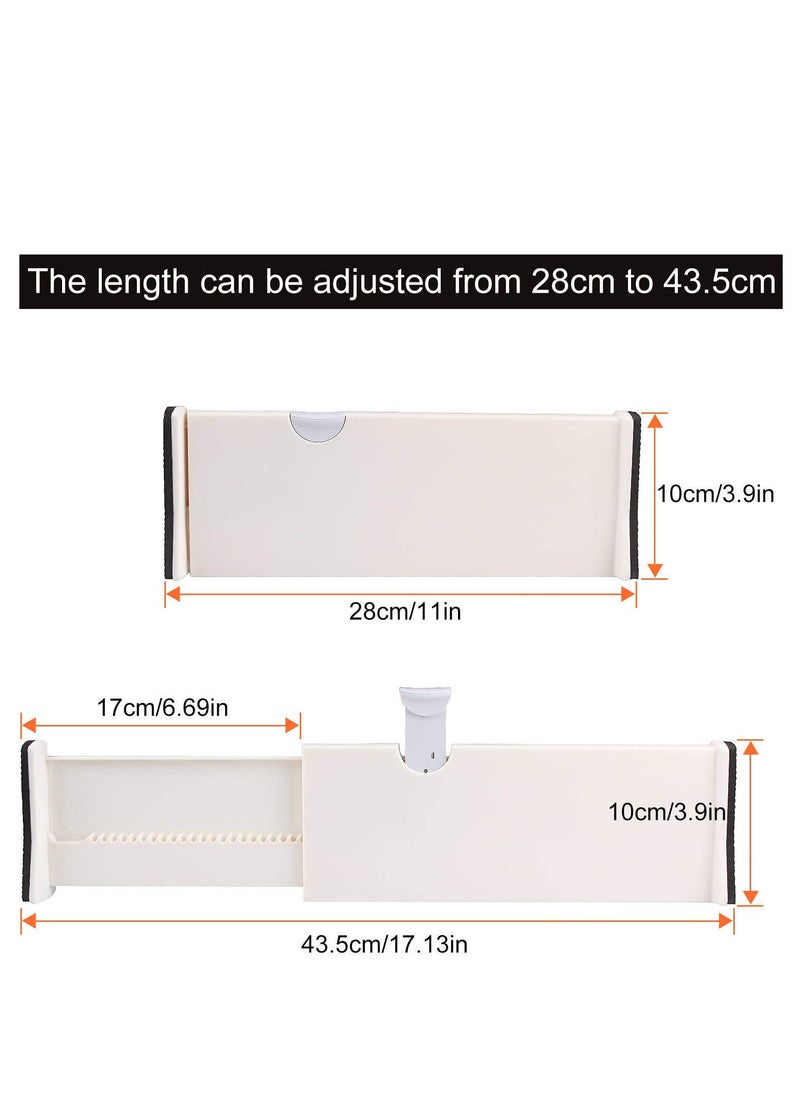 Generic - Extendable Drawer Dividers, Adjustable Drawer Separators, Drawer Organizers for Bedroom/Dresser (2 Pack) - Image 1