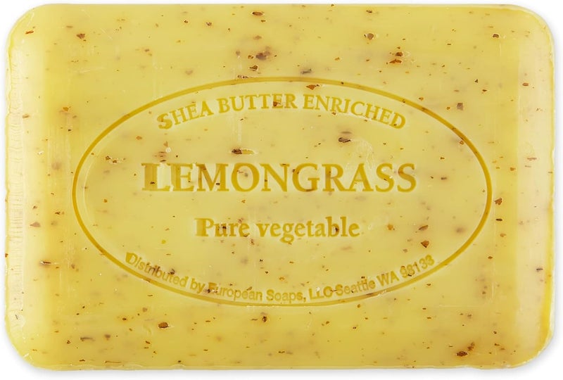 Pre de Provence Artisanal French Soap Bar with Shea Butter - Lemongrass Scent (250g) - Image 2