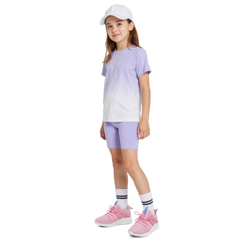 RUNSIDE Boys Girls Tennis Shoes Kids Lightweight Breathable Sneakers Lace-up Running Athletic Shoes for Toddler/Little Kid/Big Kid Rose - Image 2