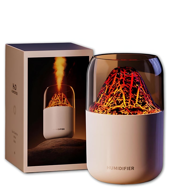 Mini Air Purifier - Portable USB Desktop Cool Mist Humidifier with Color LED Night Light for Car Office Bedroom Travel - Image 1
