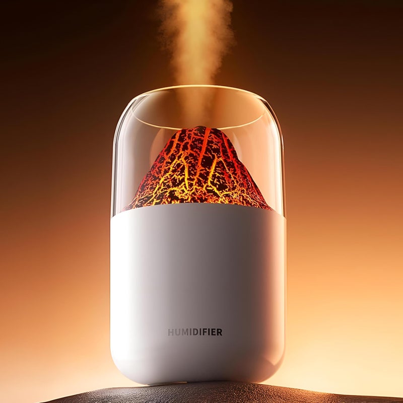 Mini Air Purifier - Portable USB Desktop Cool Mist Humidifier with Color LED Night Light for Car Office Bedroom Travel - Image 4
