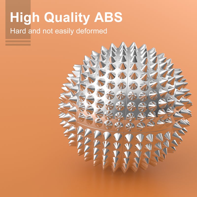 2PCS Massage Ball with needles-Acupressure Active Massager Spiky Hard Massaging Tool for Hand Foot - Image 1