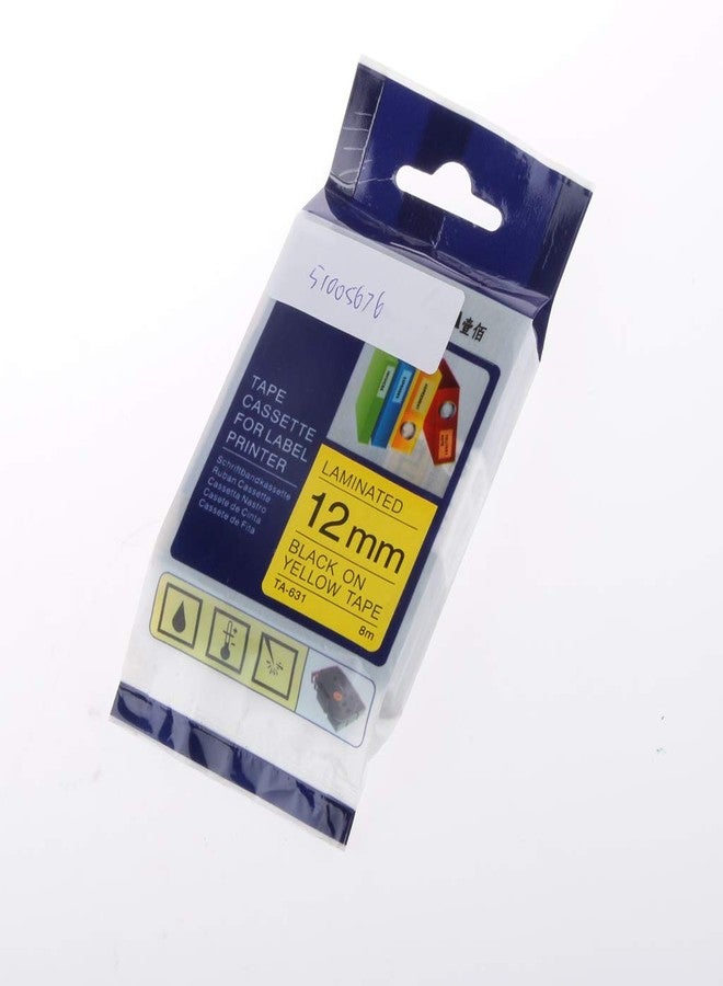 Rare Compatible for Brother P-Touch Tze Printer Laminated Label Tape Maker 12mm x8m12mm TZE-631 - Image 2