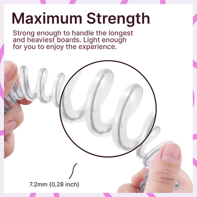 BPS New Zealand ‘Storm’ PRO Bodyboard Leash – Wrist Boogie Board Leashes Premium Coiled Leash with Plug - Image 5