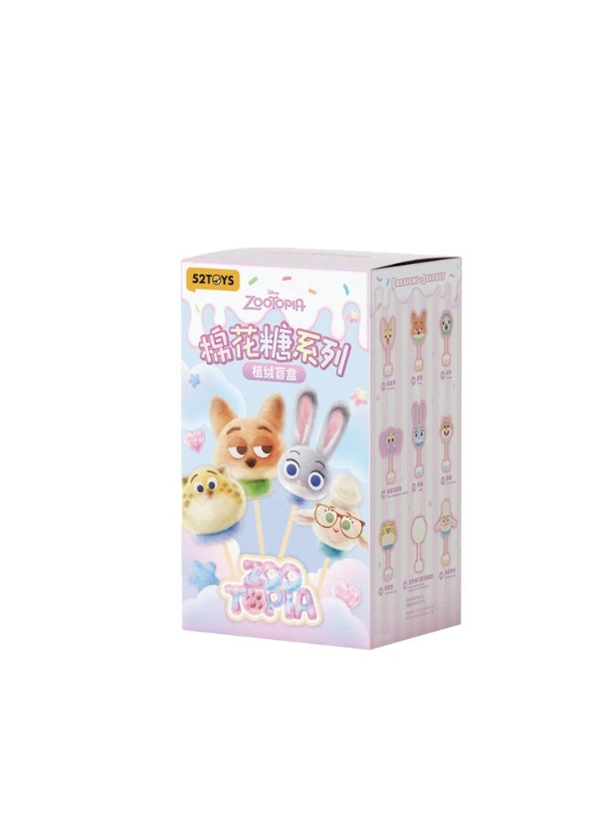 general Zootopia Flocking Blind Box Marshmallow Series Plush Doll Doll Decoration Gift - Image 1