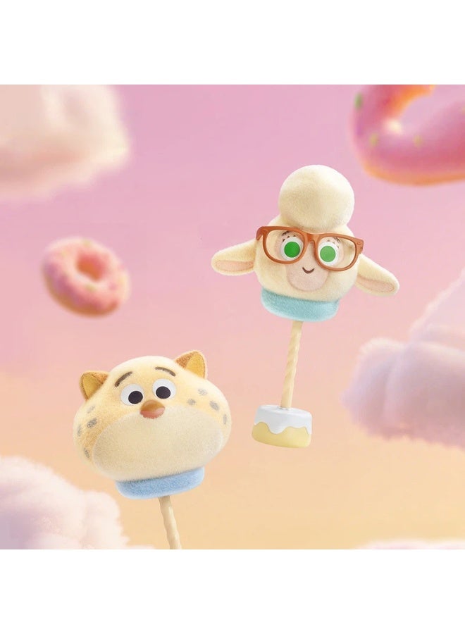 general Zootopia Flocking Blind Box Marshmallow Series Plush Doll Doll Decoration Gift - Image 3