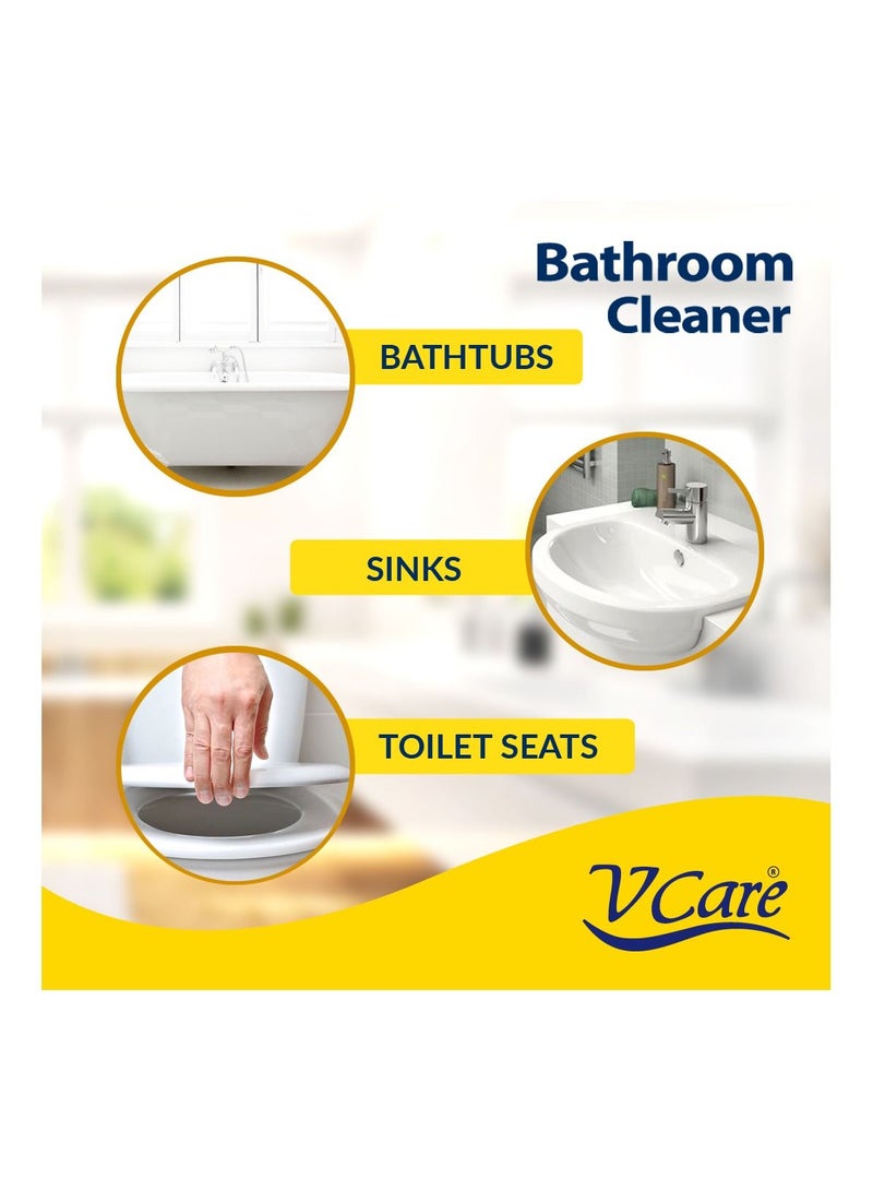 VCare V Care Bathroom Cleaner 750ml Pack of 4 ' - Image 4