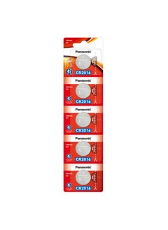5-Pieces Panasonic CR2016 Lithium 3V Indonesia Batteries
