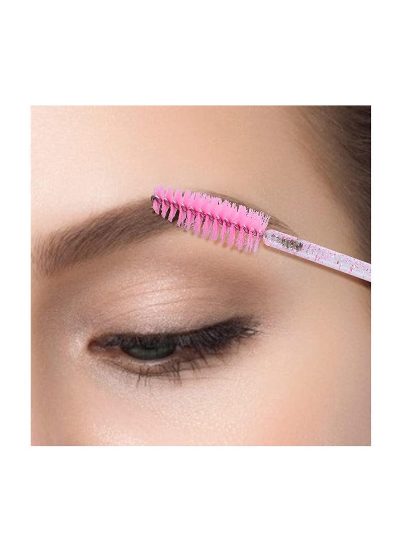 Mn - 50 Peices  Disposable Eyelash Eyebrow Spoolie Brush - Image 1