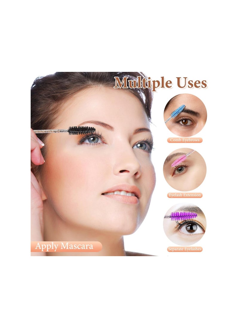 Mn - 50 Peices  Disposable Eyelash Eyebrow Spoolie Brush - Image 1