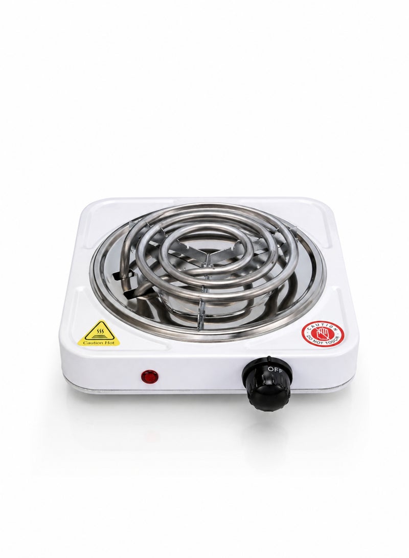 Hot Plate Portable Electric Stove Hot Plate 1000W Single Burner Cooker with Temperature Control Compact Cooking Stove - Image 1