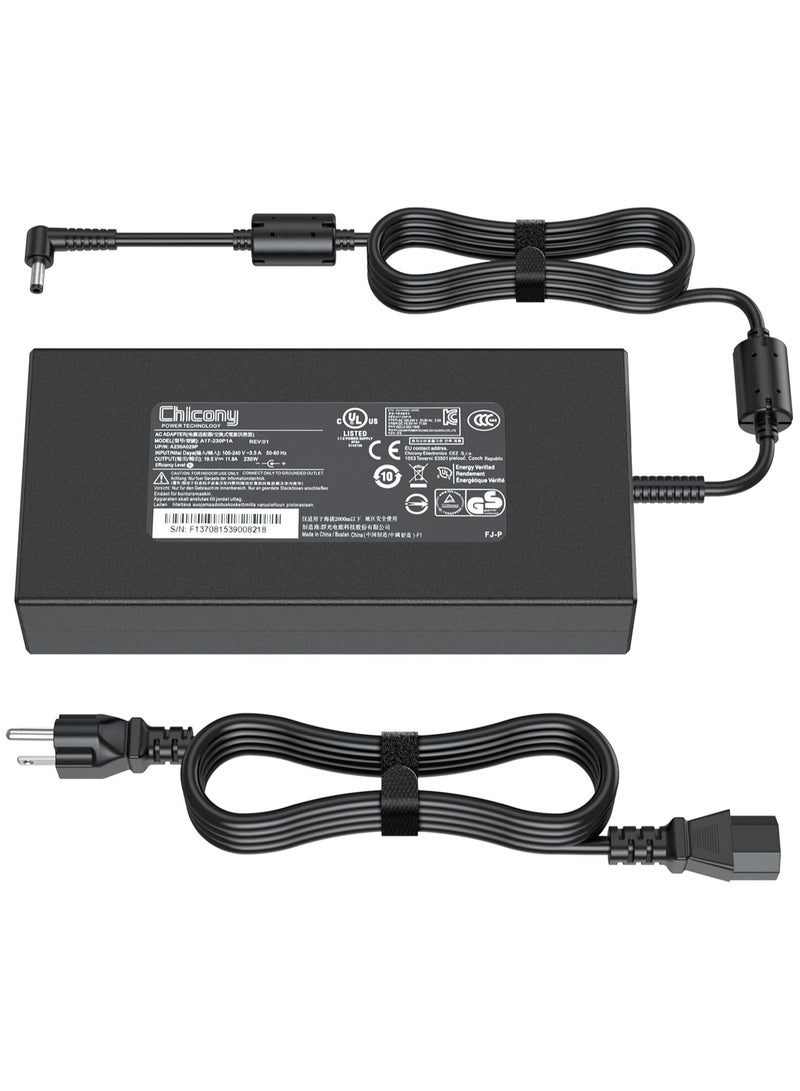 Max Power 230W 19.5V MSI Laptop Charger for MSI Stealth GS66 GS65 GS76 GS75 WS65 WS66 WS75 WS76 A12-230P1A A17-230P1A 230W MSI Laptop Power Adapter Supply - Image 2