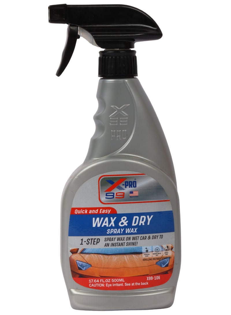 Xpro Car Wax and Shine for Quick Application on Wet or Dry Surface – 500ml - Image 1