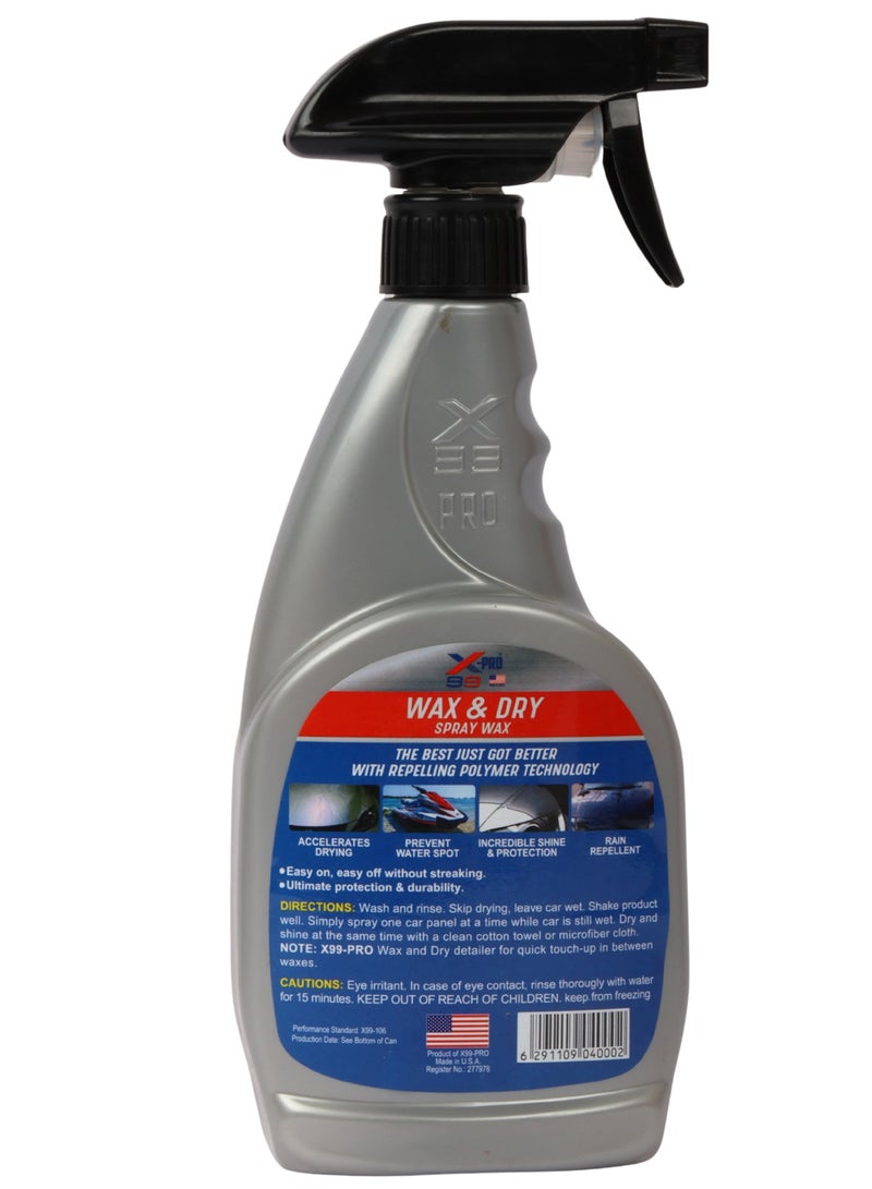 Xpro Car Wax and Shine for Quick Application on Wet or Dry Surface – 500ml - Image 2