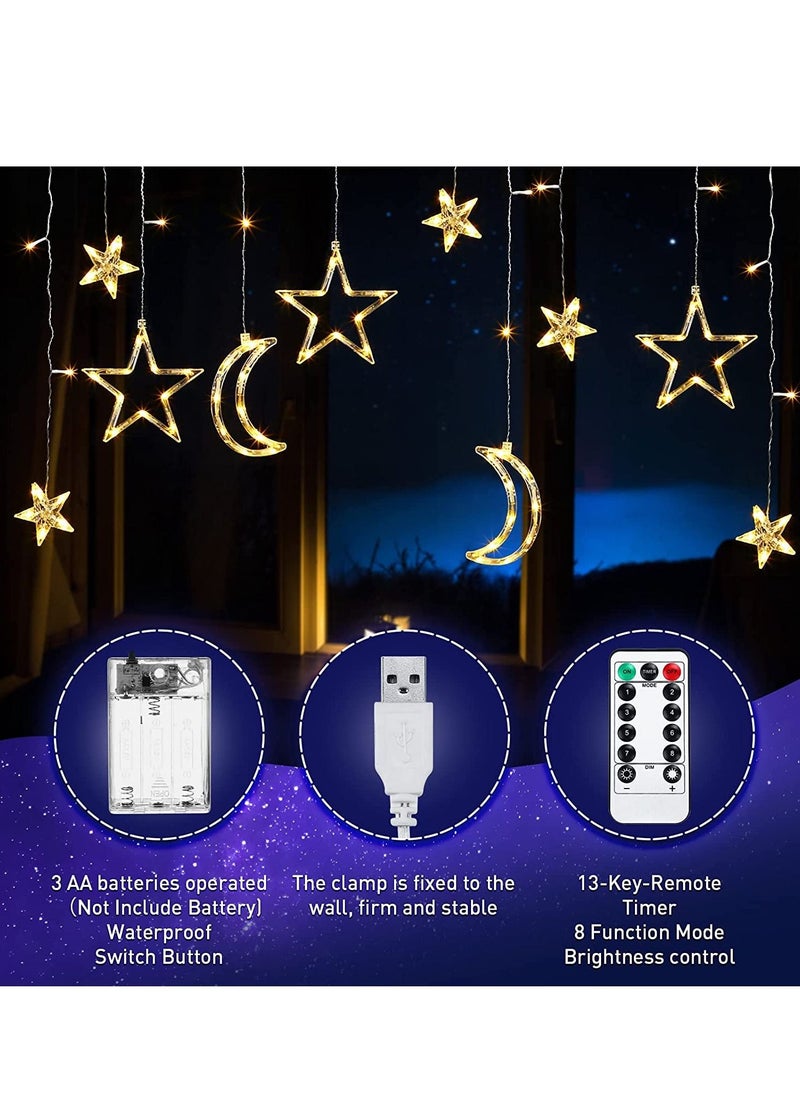 TYCOM LED Lantern, String Lights, Moon Star Lights, Window Curtain String Lights, Decoration Ball, Bubble Ball Lamp,With Remote Control, Warm White.  - Image 2