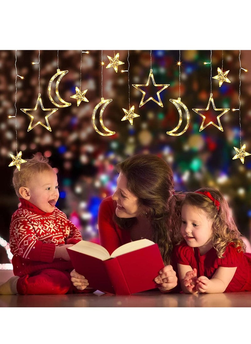 LED Lantern, String Lights, Moon Star Lights, Window Curtain String Lights, Decoration Ball, Bubble Ball Lamp,With Remote Control, Warm White.