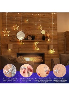 TYCOM Tycom LED Lantern, String Lights, Moon Star Lights, Window Curtain String Lights, Decoration Ball, Bubble Ball Lamp,With Remote Control, Warm White.  - Image 4